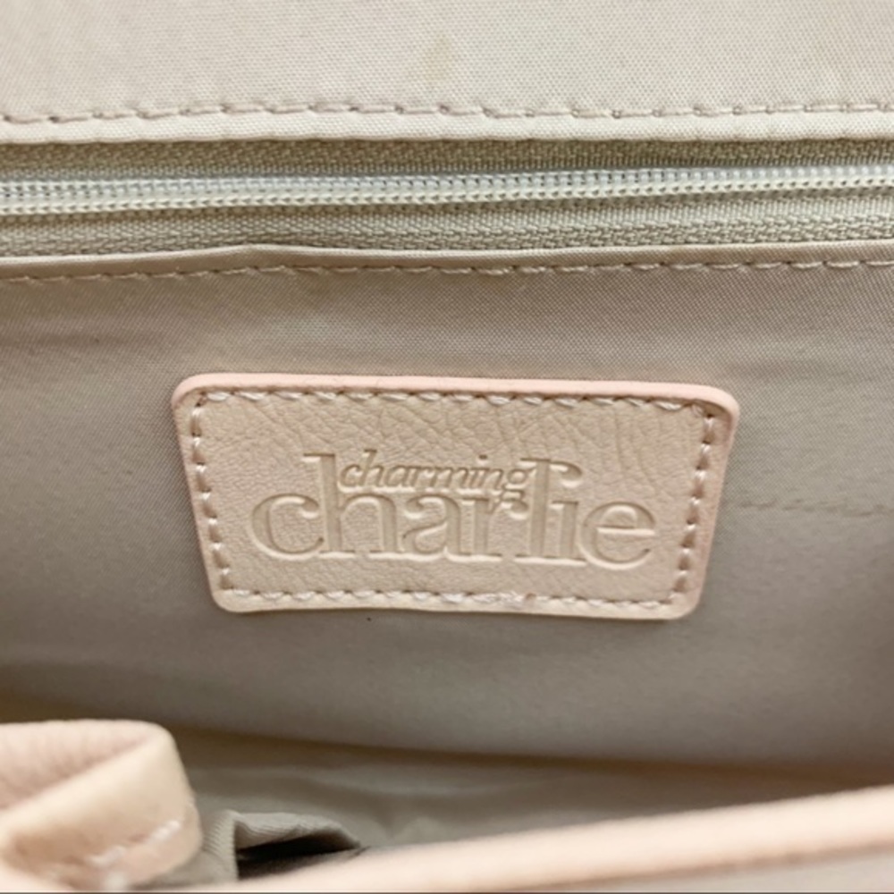 NWT Charming Charlie Yasmin Pink Chain Clutch Purse Women’s - Picture 7 of 14